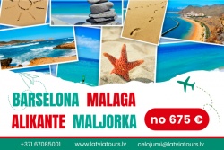 Spānija 2025 – Tava atpūta ar garšu! Latvia Tours